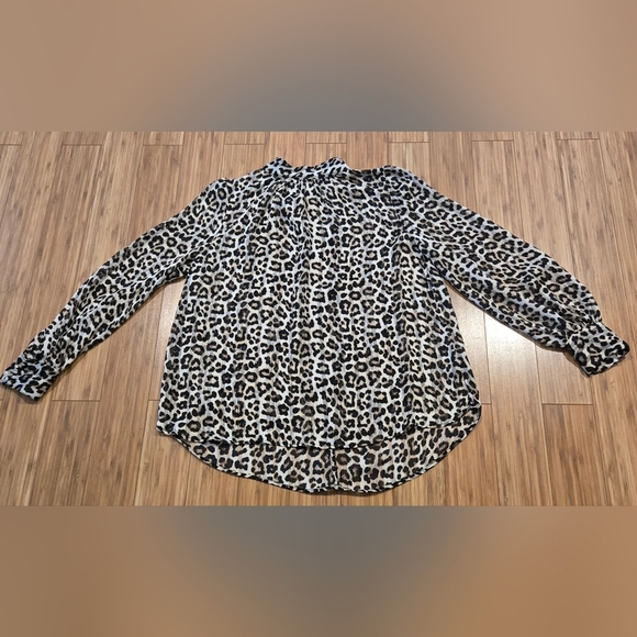 NWOT H & M Leopard Print Top - Picture 1 of 10